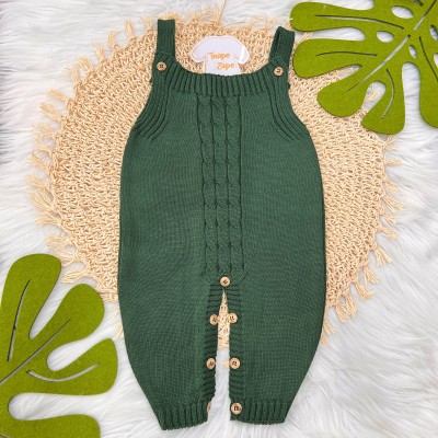 Natal 25 -  Jardineira de Linha Tranca Verde Militar 